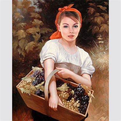 Personalized Grape Picker Masterpiece from Photo - myDaVinci